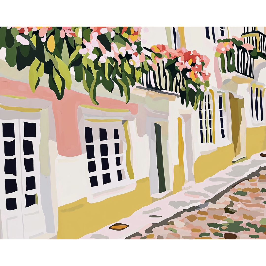 Eleganz der Pastellstadt