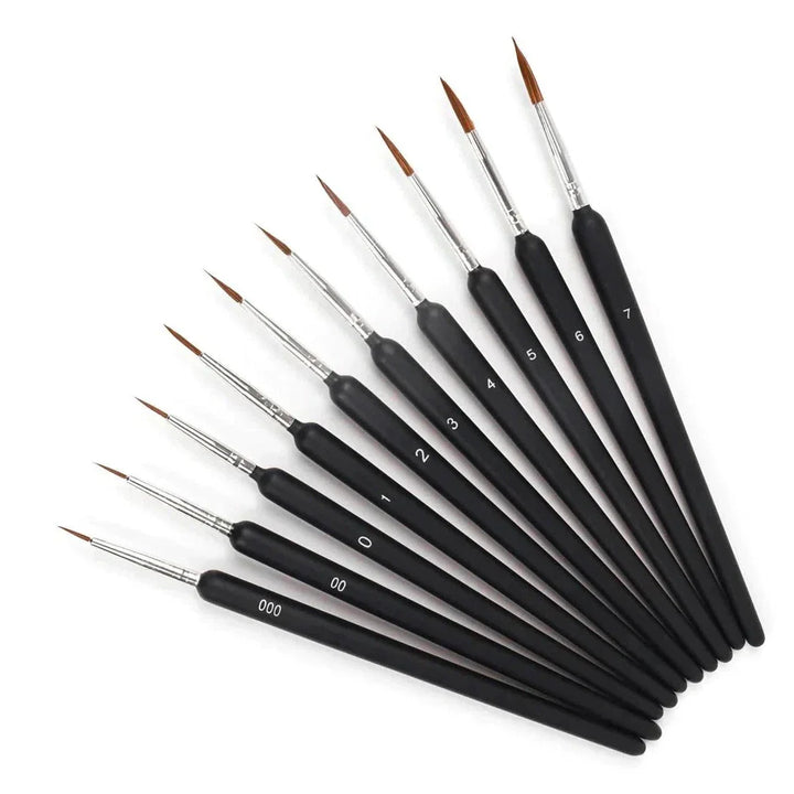Precision Detail Brushes (10-piece set)