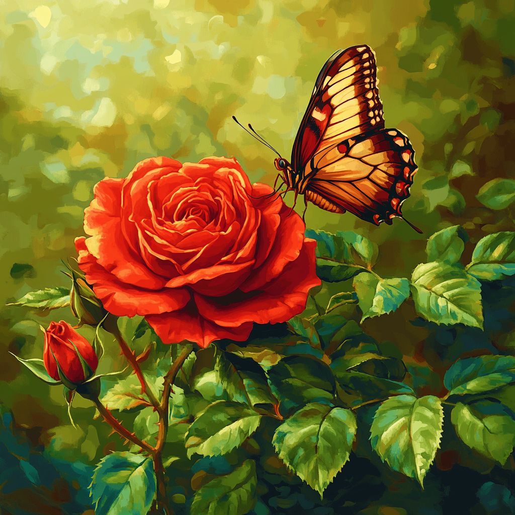 Rote Rose Schönheit