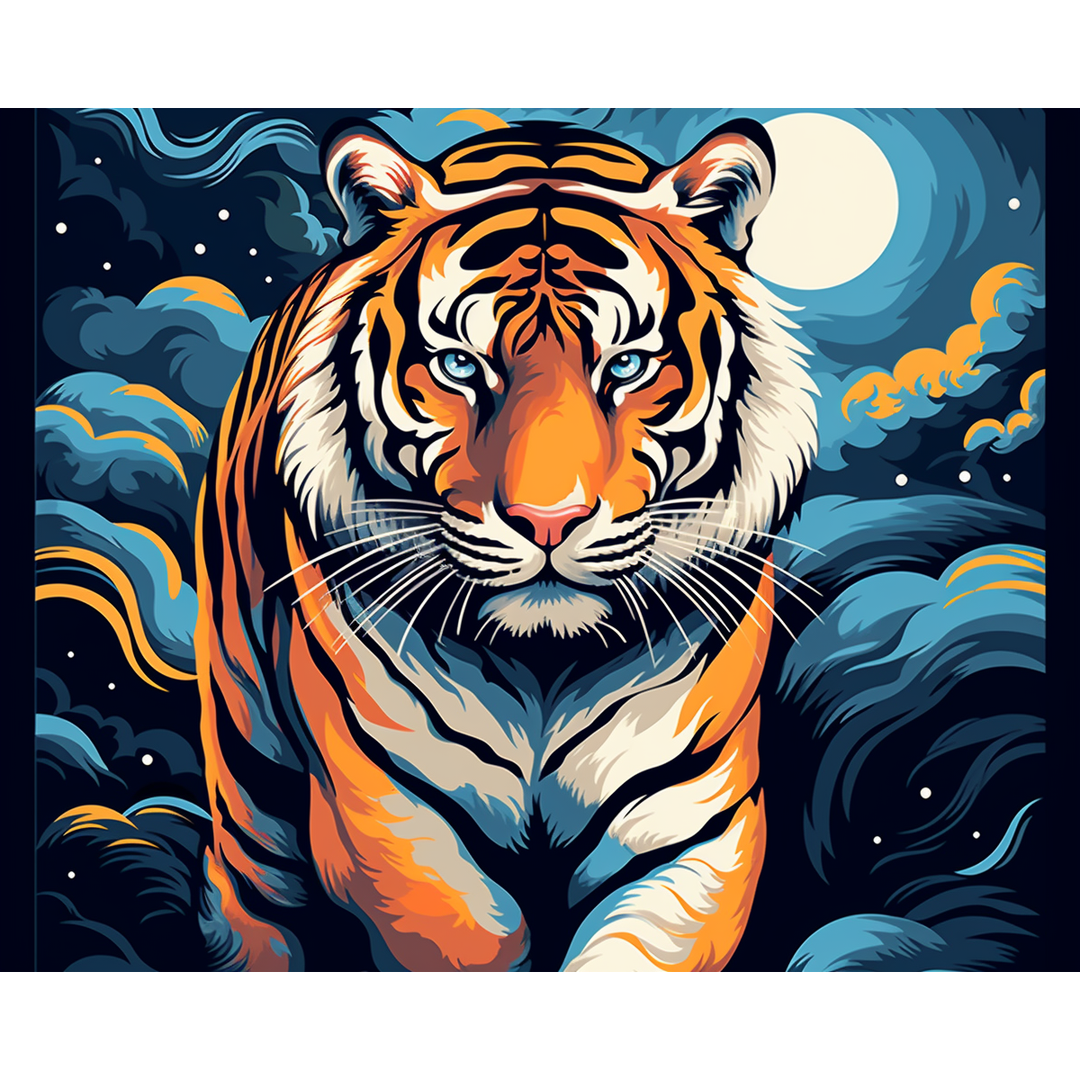 Tiger-Nachbildung