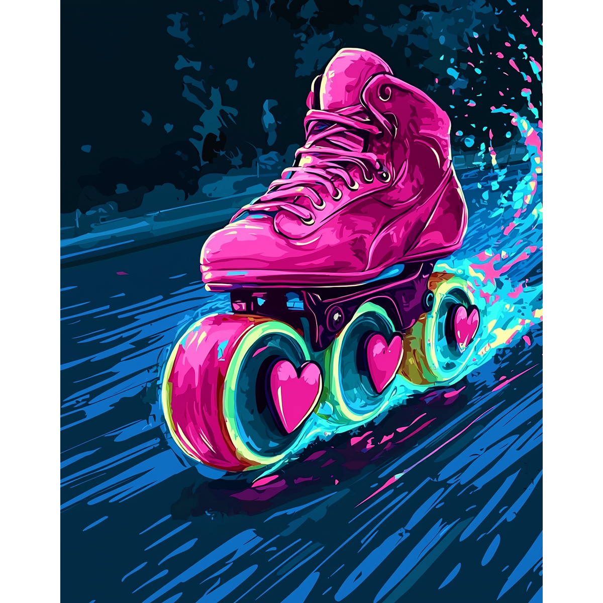 Retro Roller Glow