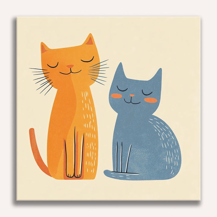 Lachende Katzen