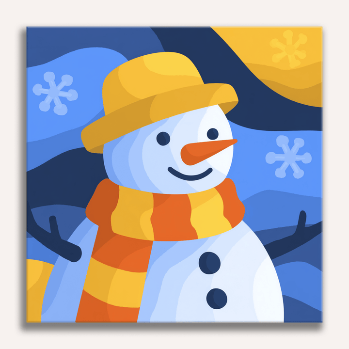 Schneemann-Porträt