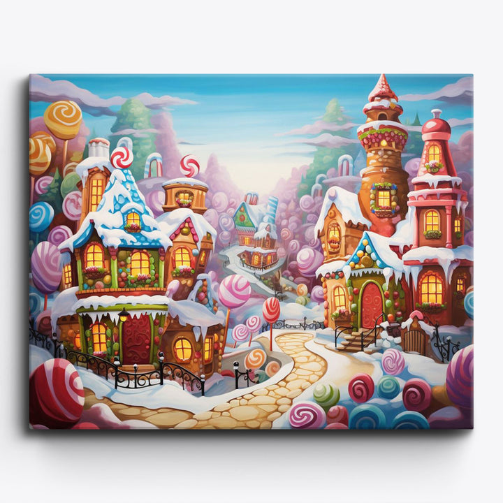 Schneewald-Dorfzauber