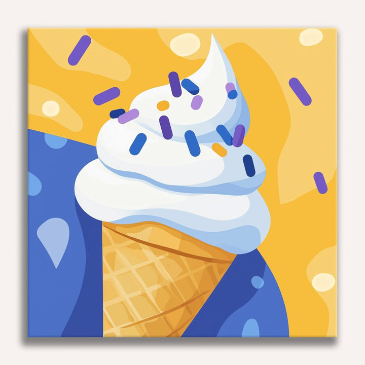 Eis mit Streuseln
