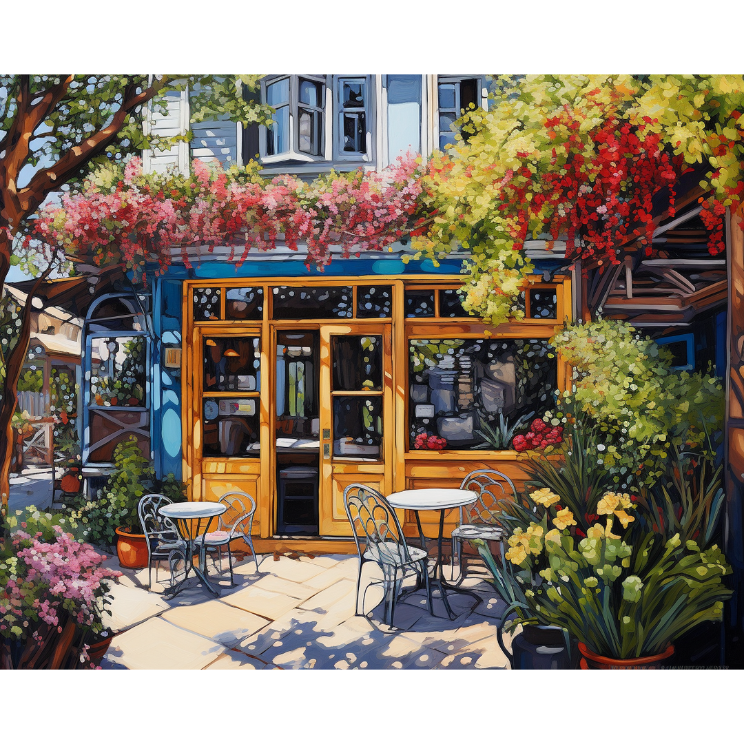 Sonniges Café