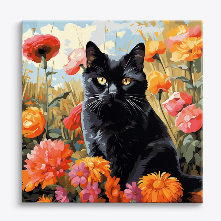 Sonnige Katze