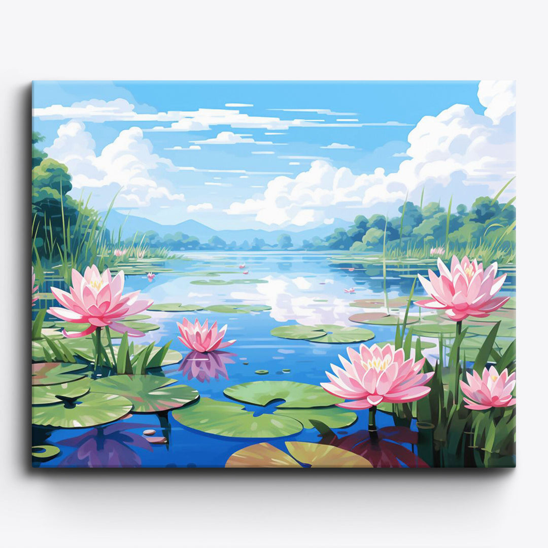 Ruhige Wasserlandschaft