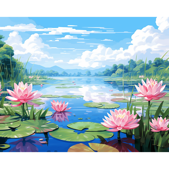 Ruhige Wasserlandschaft