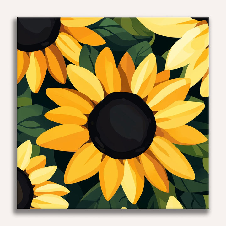 Lebhafte Sonnenblume