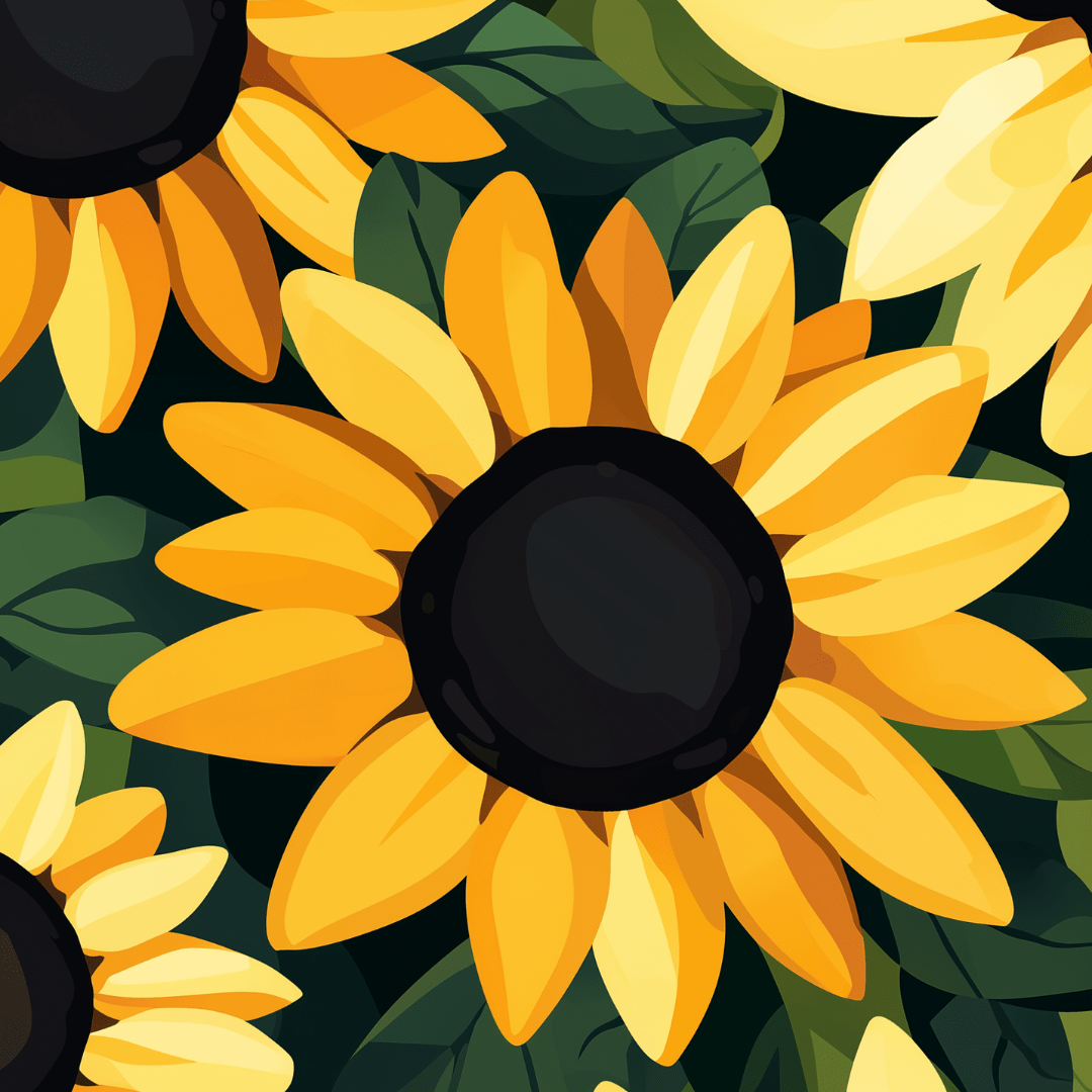 Lebhafte Sonnenblume