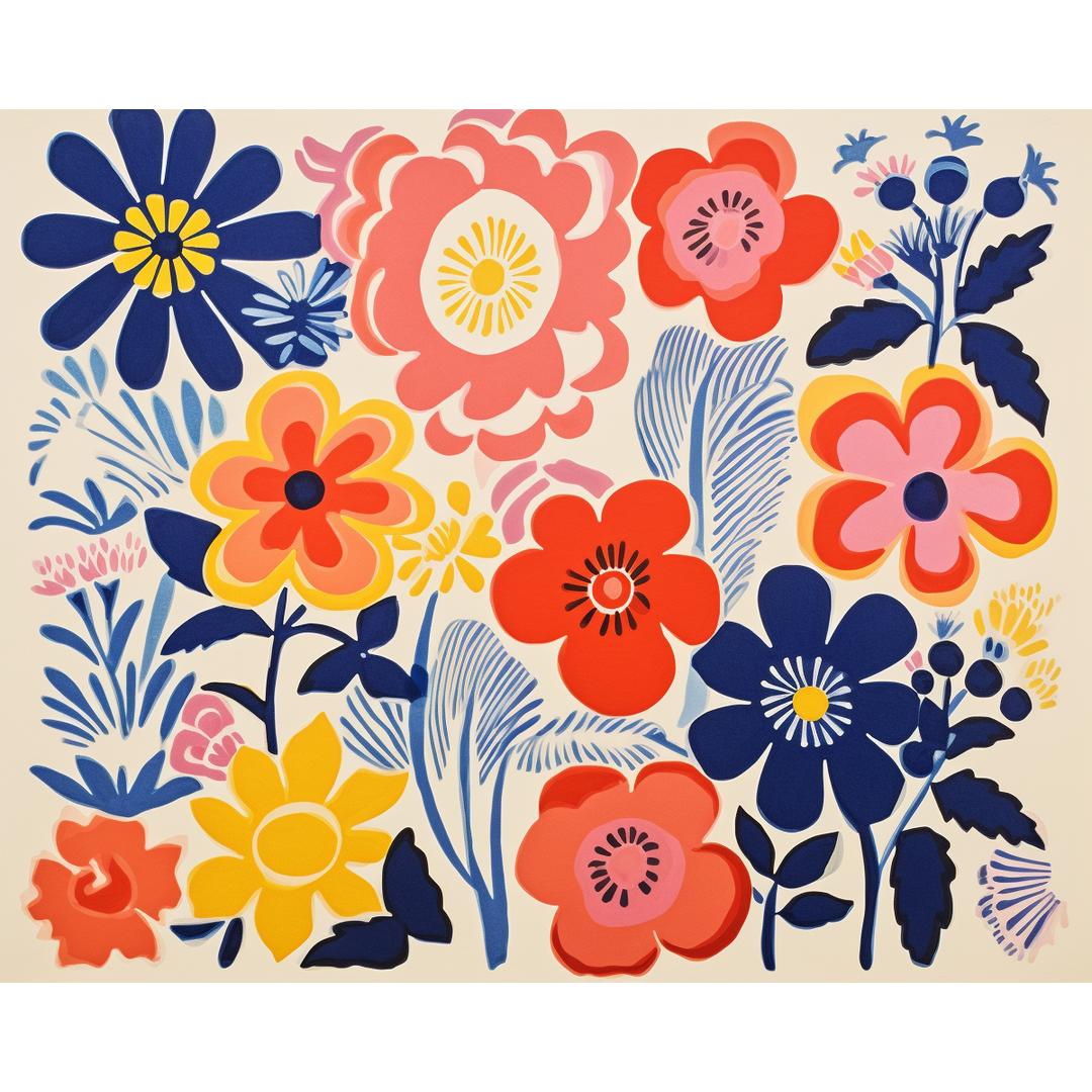 Leuchtende Blumen