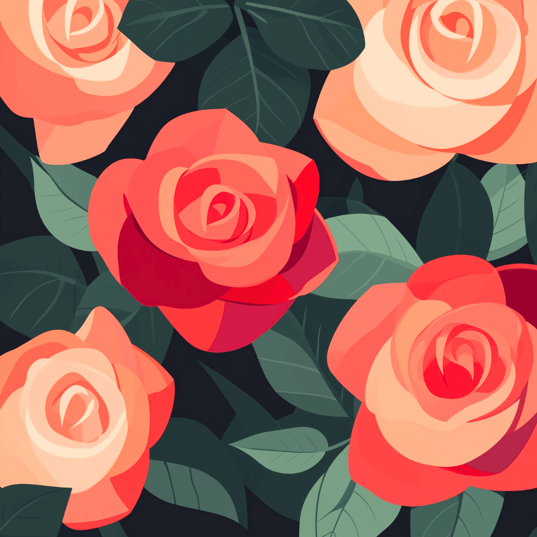 Warme Rosen