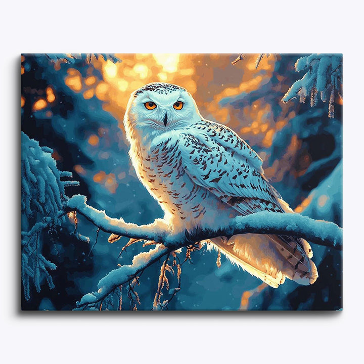 Winterlich wachsam
