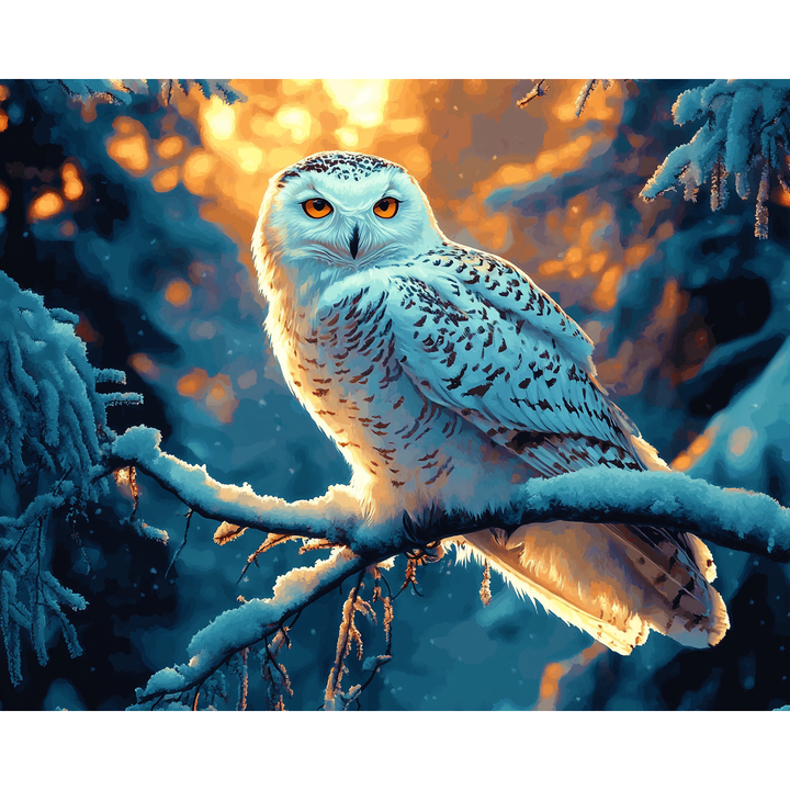 Winterlich wachsam